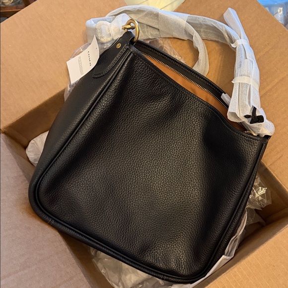 Coach Cary Black Leather Shoulder Bag Brand New in Bag with Tags! - Picture 12 of 12